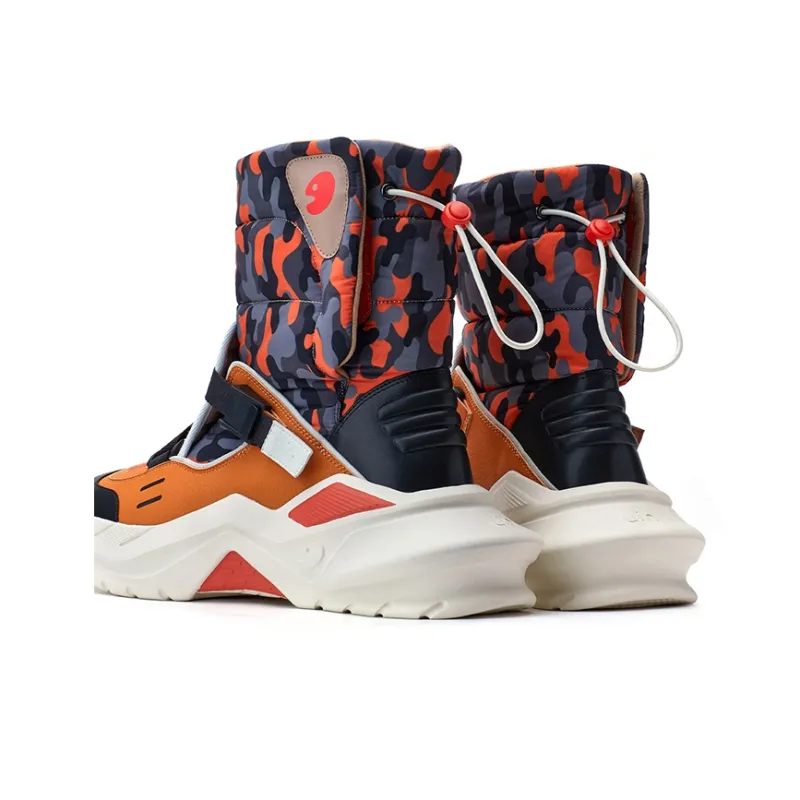 U.IN Painted Travel Shoes High Top Casual Shoes Men's-10