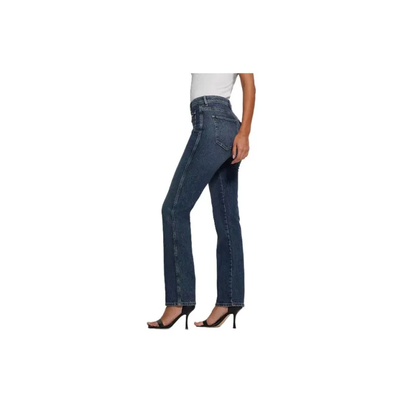 GUESS Eco 1981 High-Rise Straight Jeans Jeans Women's Dark Blue-2
