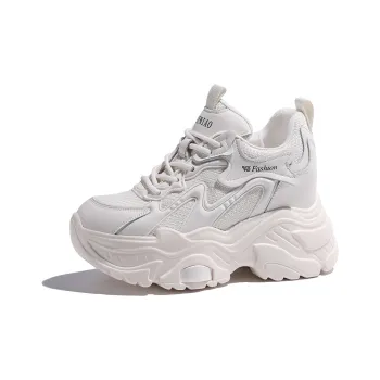 Egger Bird Lightweight Low-Top Chunky Sneakers 9cm Women's Beige