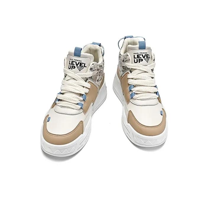 PAUL FRANK Slip-Resistant High-Top Skateboard Shoes Men's-10