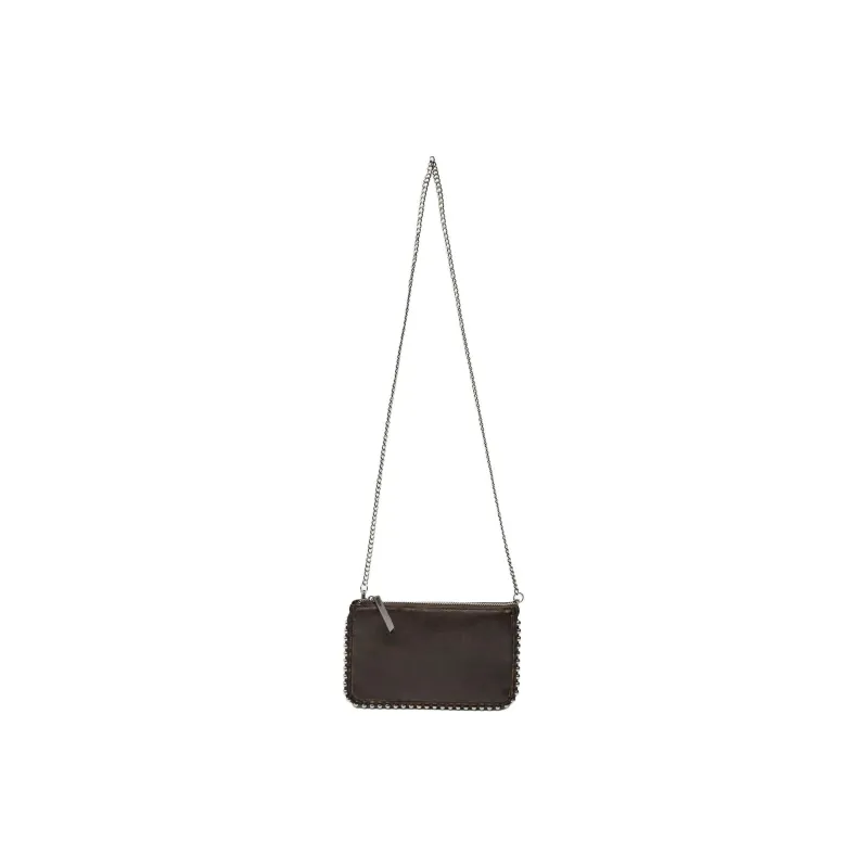 ZARA PU Wallets Shoulder Bag Crossbody Bag Small Size Women's Brown-4