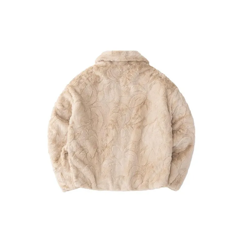 Anta Life Collection Velvet feel Coat Women's Camel Milk Tea-1