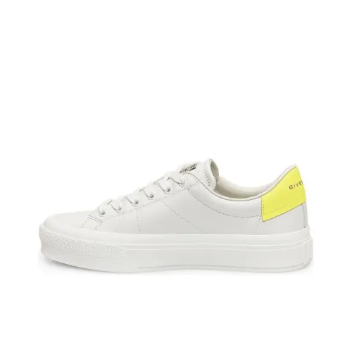 Givenchy Skateboard Shoes Women's Low-Top White/Yellow