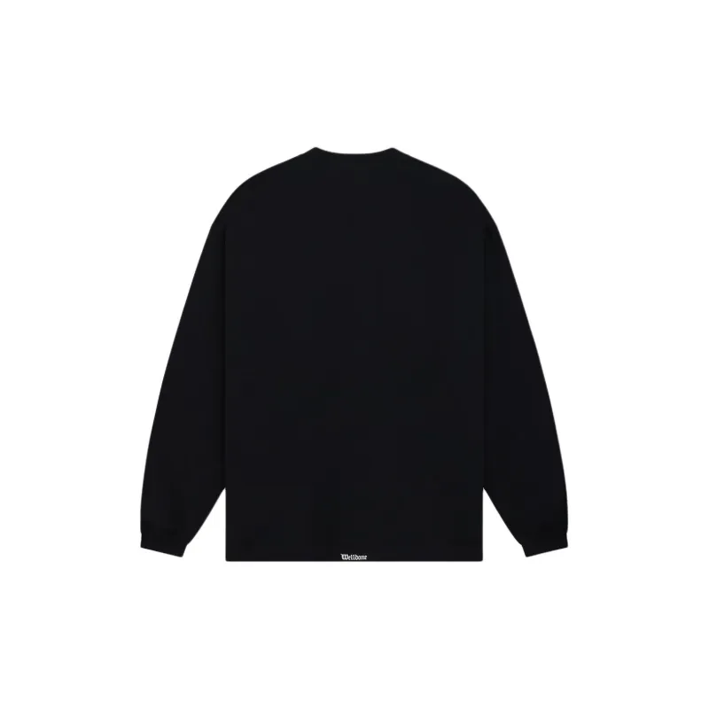 WE11DONE SS24 T Shirt Unisex Black-1