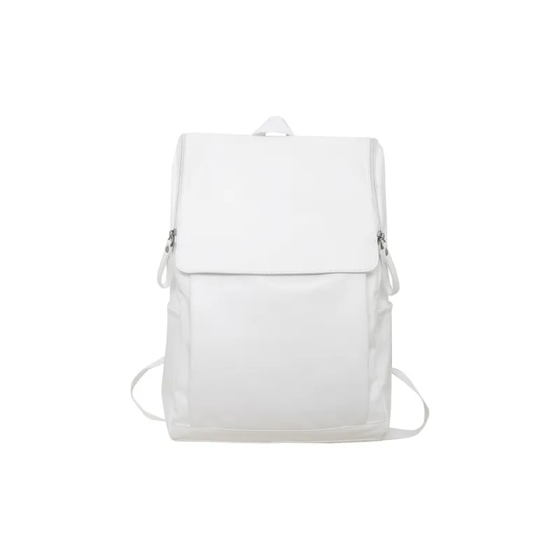 ALNI BITTON PU Backpack Regular Men's Black/White/Ecru/Khaki-8