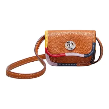 Coachtopia Leather Shoulder Bag Crossbody Bag Mini Women's Brown
