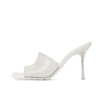 Bottega Veneta Transparent-Strap Heeled Sandals Women's