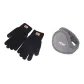Black Glove+Gray Earmuff
