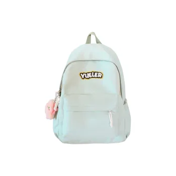 Deli Bear Nylon Fabric Backpack Regular Unisex Red/Green/Blue/White/Yellow/Black