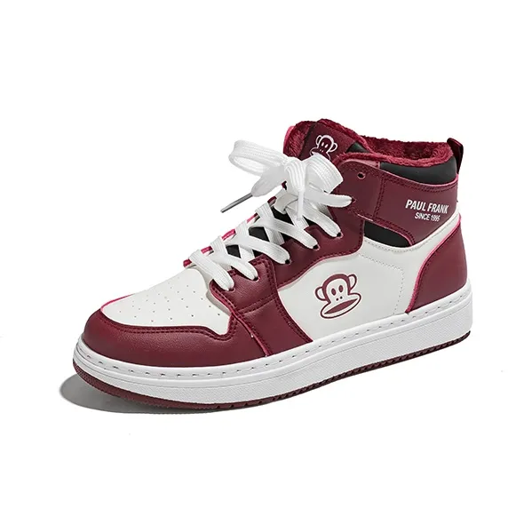PAUL FRANK Anti Slip Wear Resistant High Top Skateboard Shoes Unisex-1