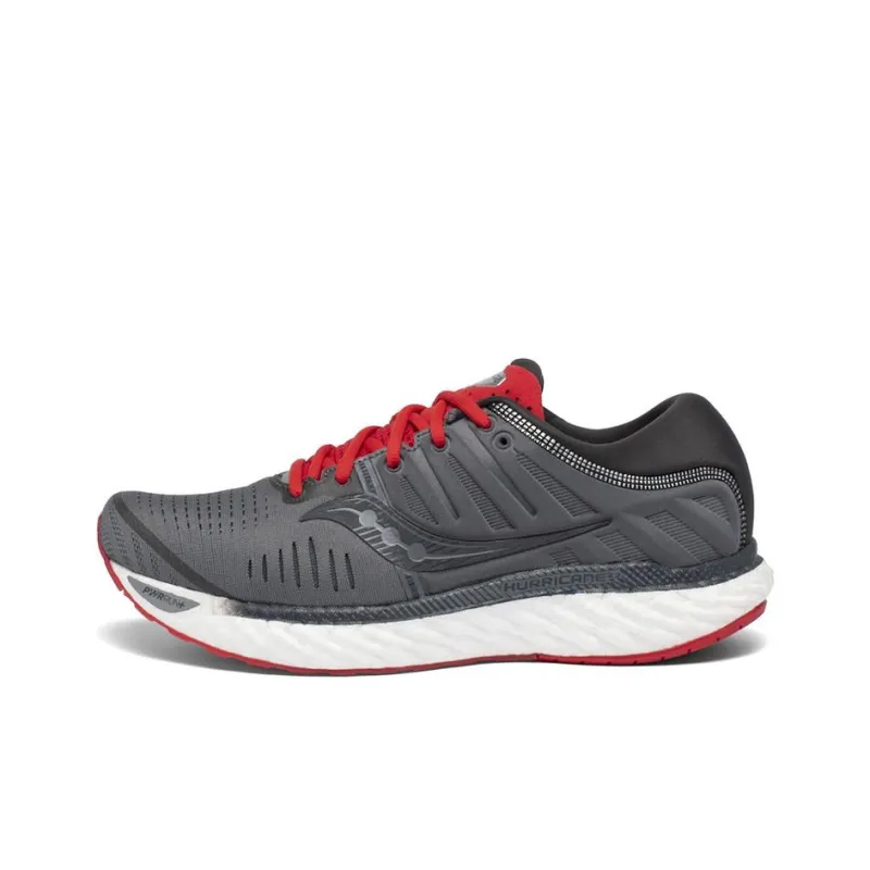 saucony Hurricane 22 'Charcoal Red'-0