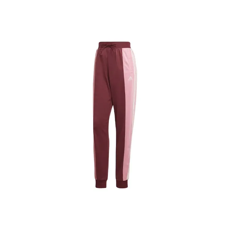 Adidas Bold Block Tracksuit Casual Suit Women's Contour Red-2