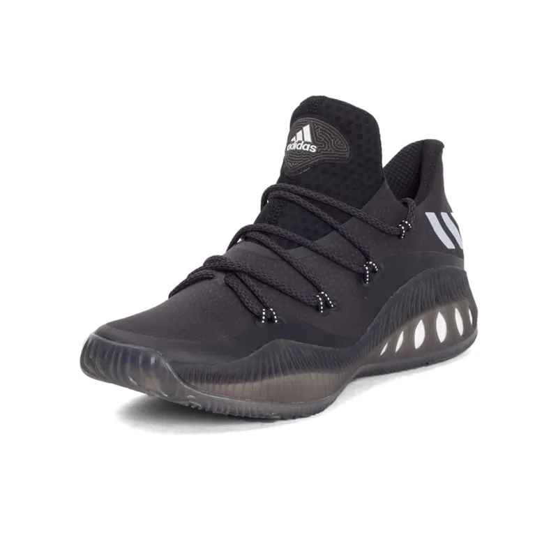 Adidas Crazy Explosive Anti Slip And Wear Resistant Lightweight Low Top Basketball Shoes Men's Black-1
