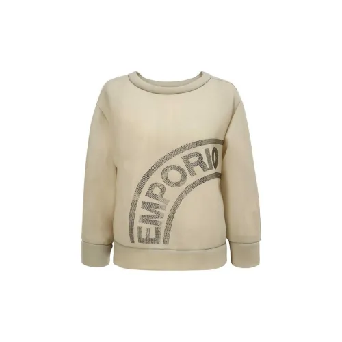 EMPORIO ARMANI Sweatshirt Women's Beige