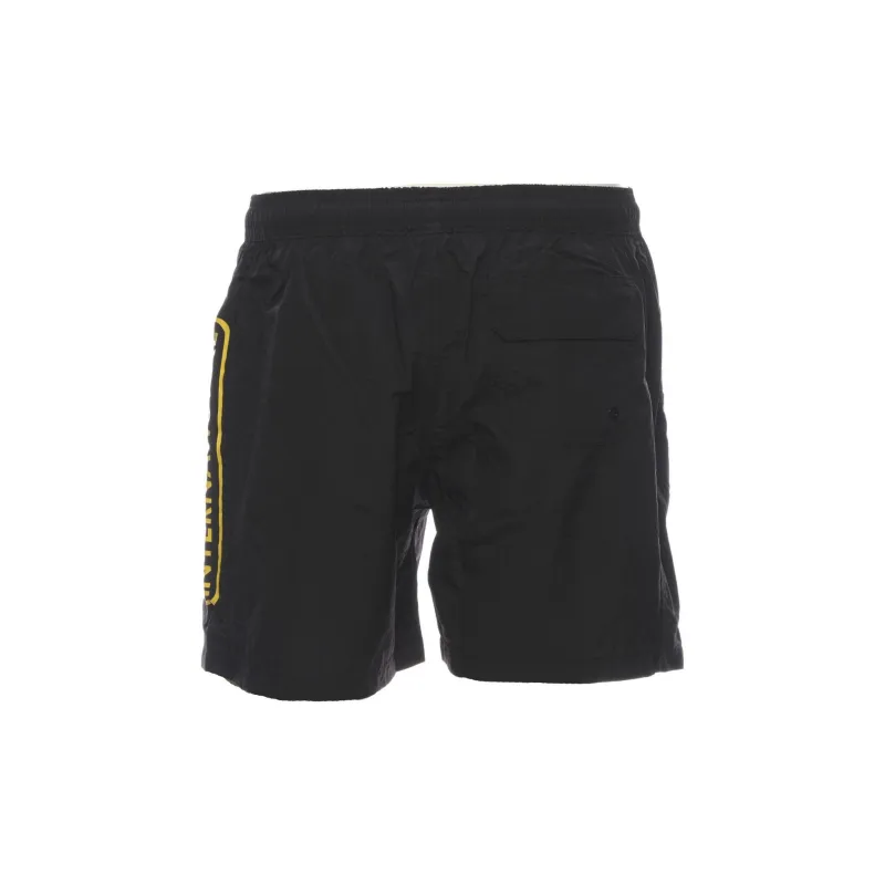 BARBOUR Logo Printed Drawstring Swim Shorts-1