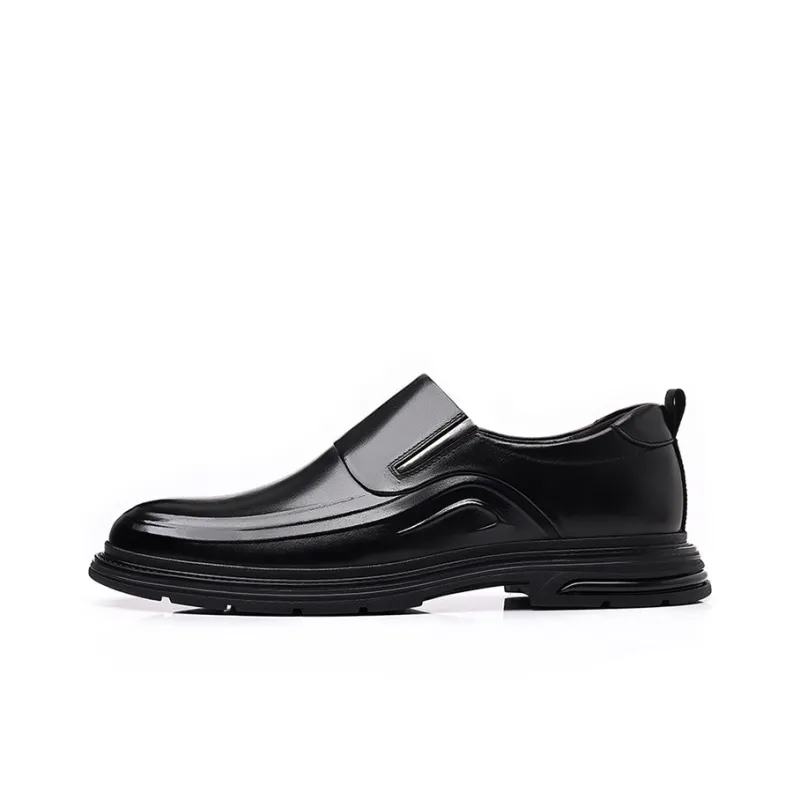 YEDANI Dress Shoes Men Low Top Black/Brown-0