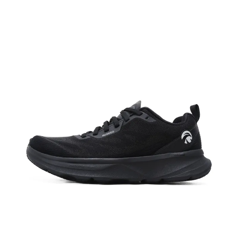 AVOCCO Ao Ge Icon Low Top Running Shoes Unisex Warrior Black-0