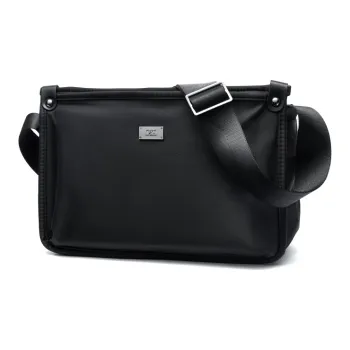 SEPTWOLVES Fabric Shoulder Bag, Crossbody Bag QPL Regular Men's Black