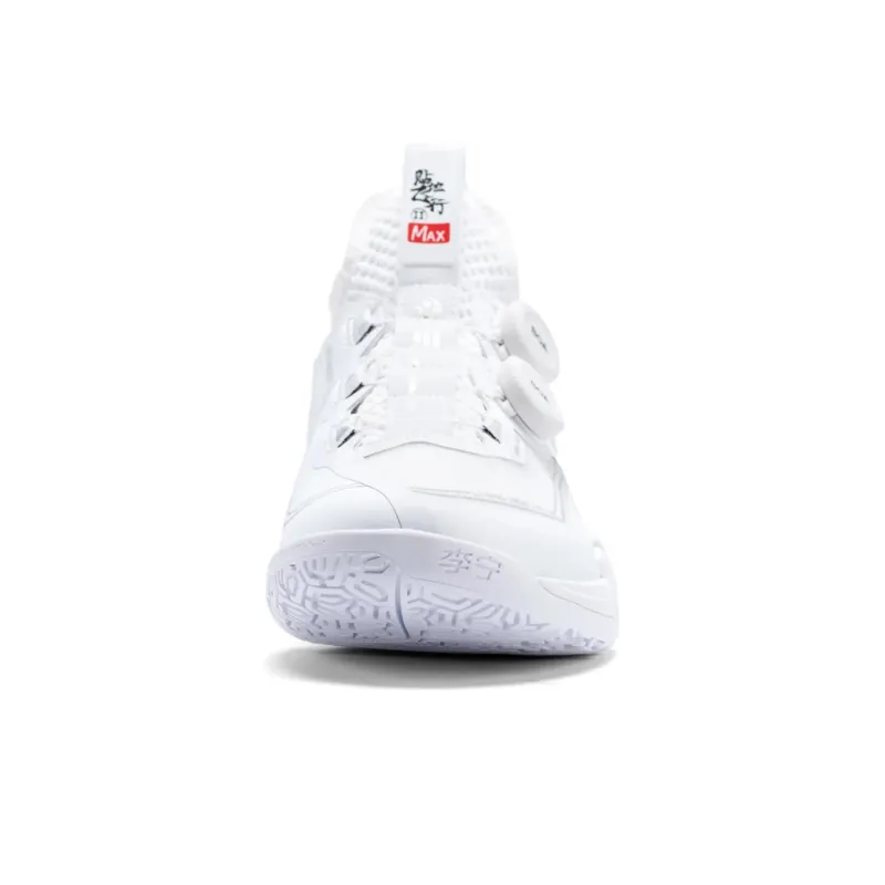 LiNing Stick to the Ground Flight MAX Anti Slip Wear Resistant Low Top Badminton Shoes Men's White-3