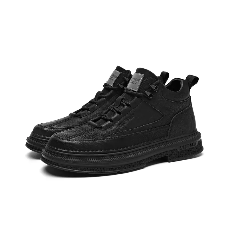 HLA Work Boots Men Low Top Black-15