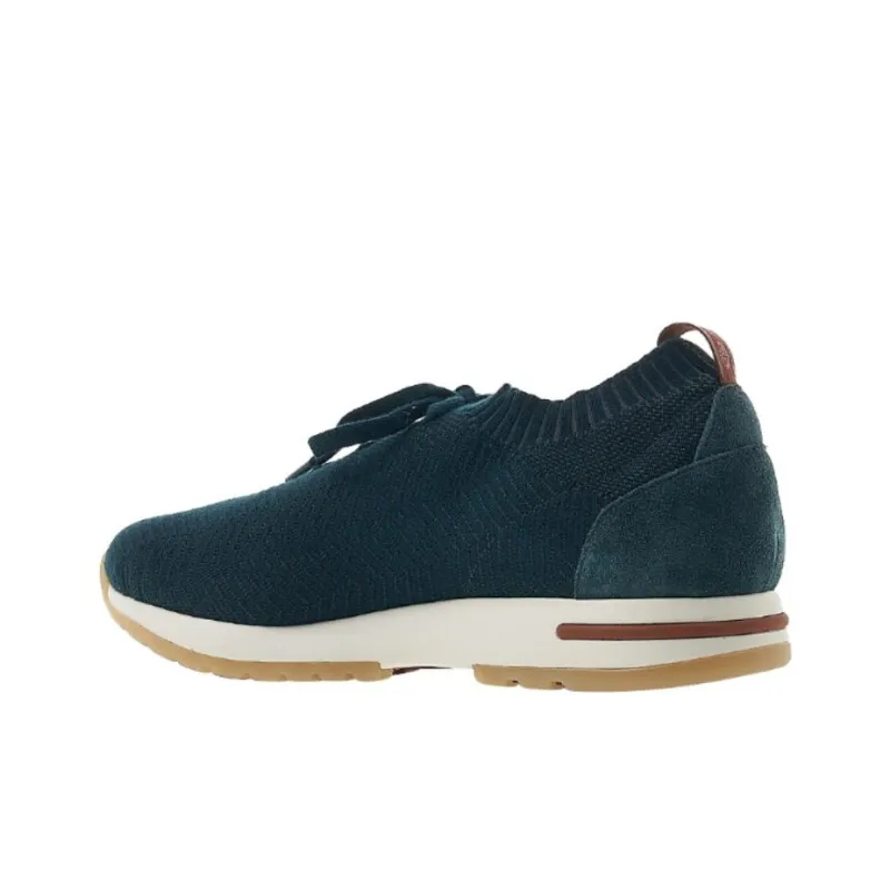 Loro Piana Abrasion Resistant Low Top Casual Shoes Men's Cyan-0