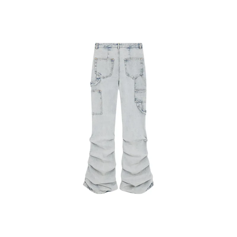 WE11DONE SS24 Jeans Men's Light Blue-1