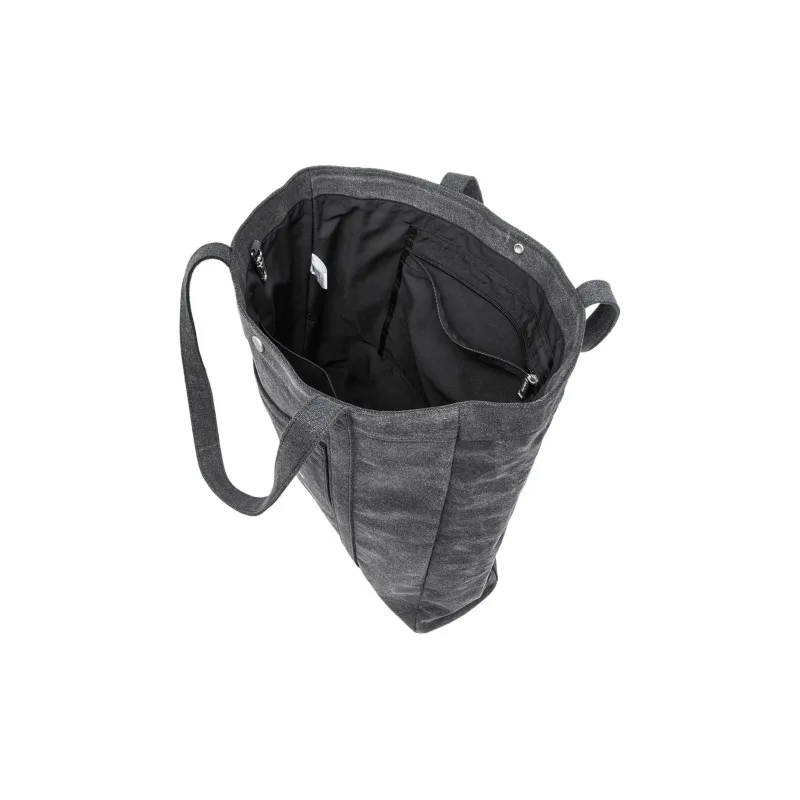LiNing Vital Series Cotton Tote Bag, Shopping Bag, Shoulder Bag Unisex Black-6