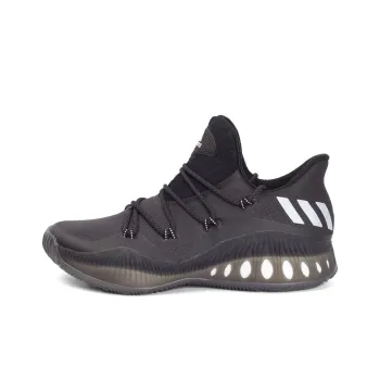 Adidas Crazy Explosive Anti Slip And Wear Resistant Lightweight Low Top Basketball Shoes Men's Black