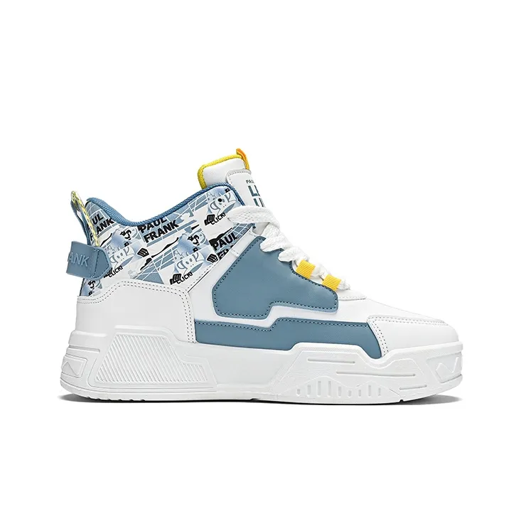 PAUL FRANK Slip-Resistant High-Top Skateboard Shoes Men's-2