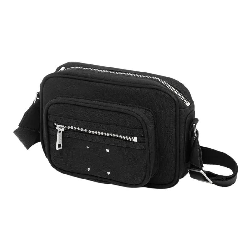 LiNing Vital Series Cotton Crossbody Bag Unisex Black-1