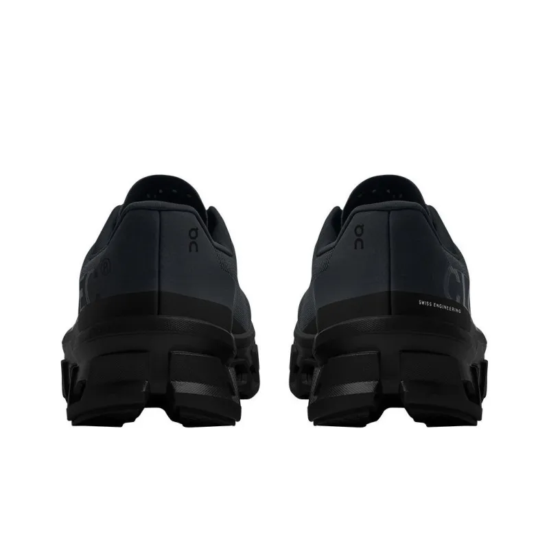On Cloudmonster Cushioning Wear-Resistant Low-Top Casual Running Shoes Men's Black-4