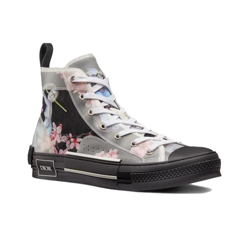 DIOR B23 High Canvas Sorayama Robot Black-2