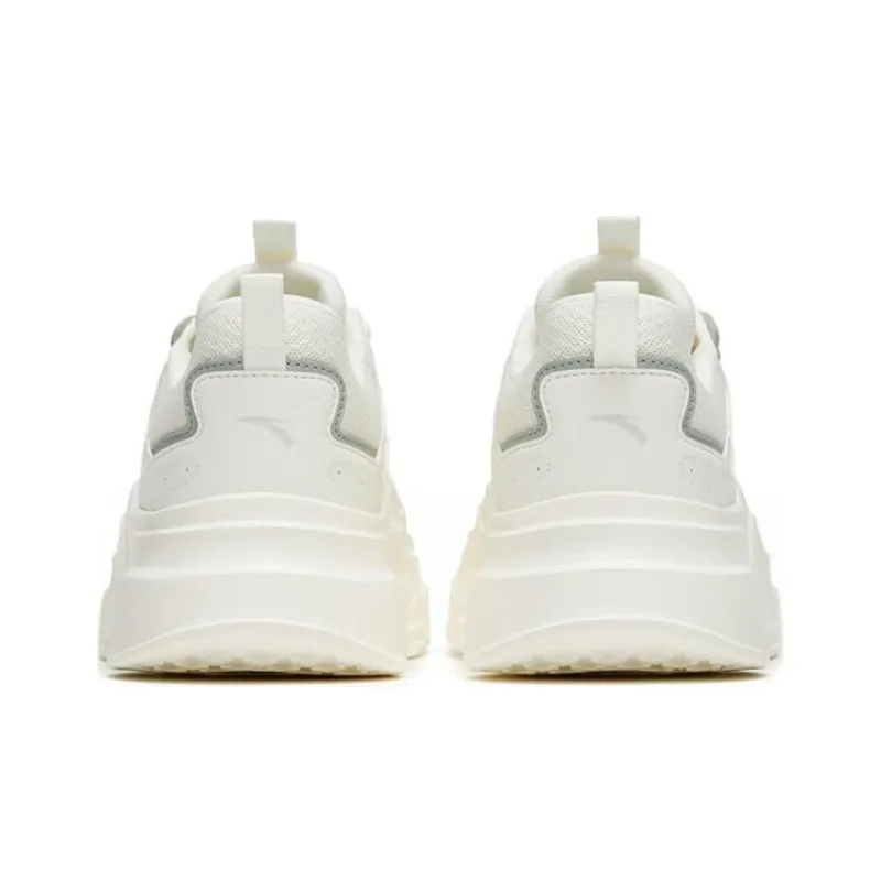 Anta Shock Absorbers With Slip Resistant And Abrasion Resistant Properties Low Top Casual Shoes Women's White Green-3