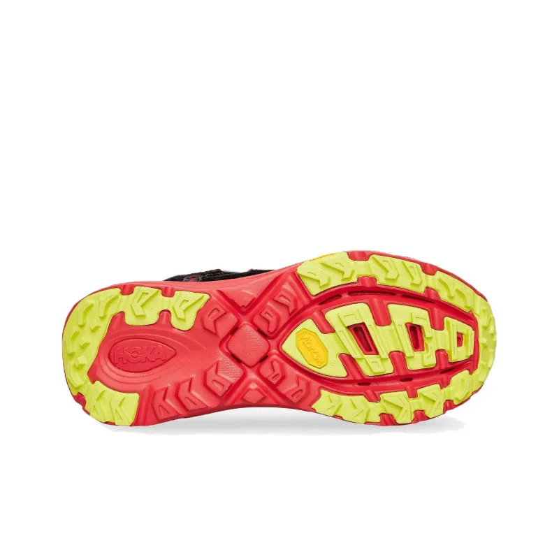 Nicole McLaughlin x HOKA ONE ONE Cushioning Slip Resistant Low Top Casual Running Shoes Women's Black Red-4