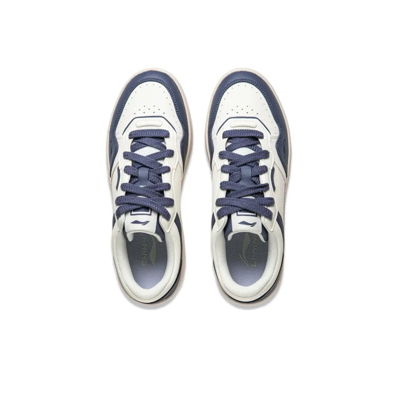 LiNing Line 2.0 At The Beginning V2 Anti Slip Wear Resistant Skateboard Shoes Men's White Blue-2