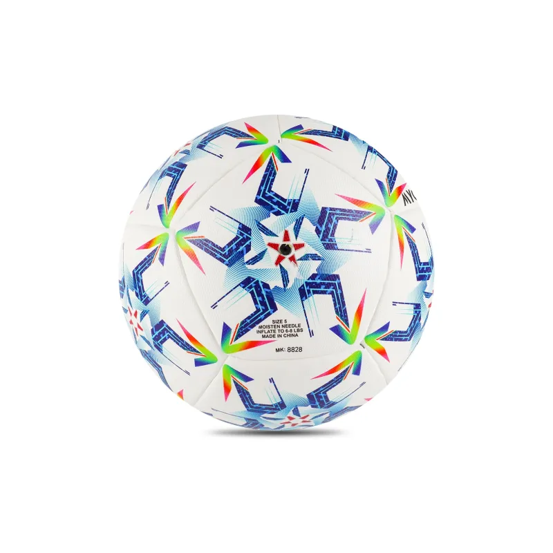 MYOKIA Size 5 Ball Soccer PU Seamless Thermal bonding Unisex Blue Green-3