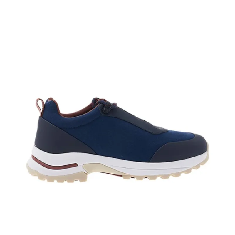 Loro Piana Abrasion Resistant Low Top Casual Shoes Men's Blue Black-1