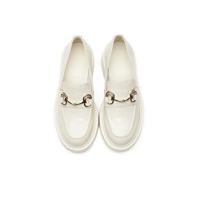 Staccato Burgundy Jazz Loafers 4cm Women's-3