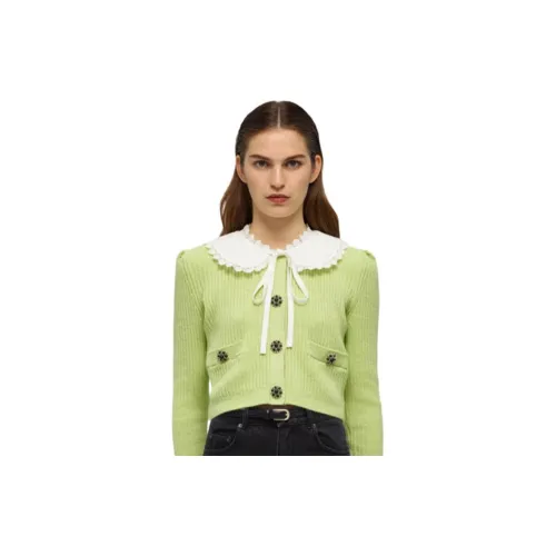 Self-portrait Sweaters Women's Fruit Green