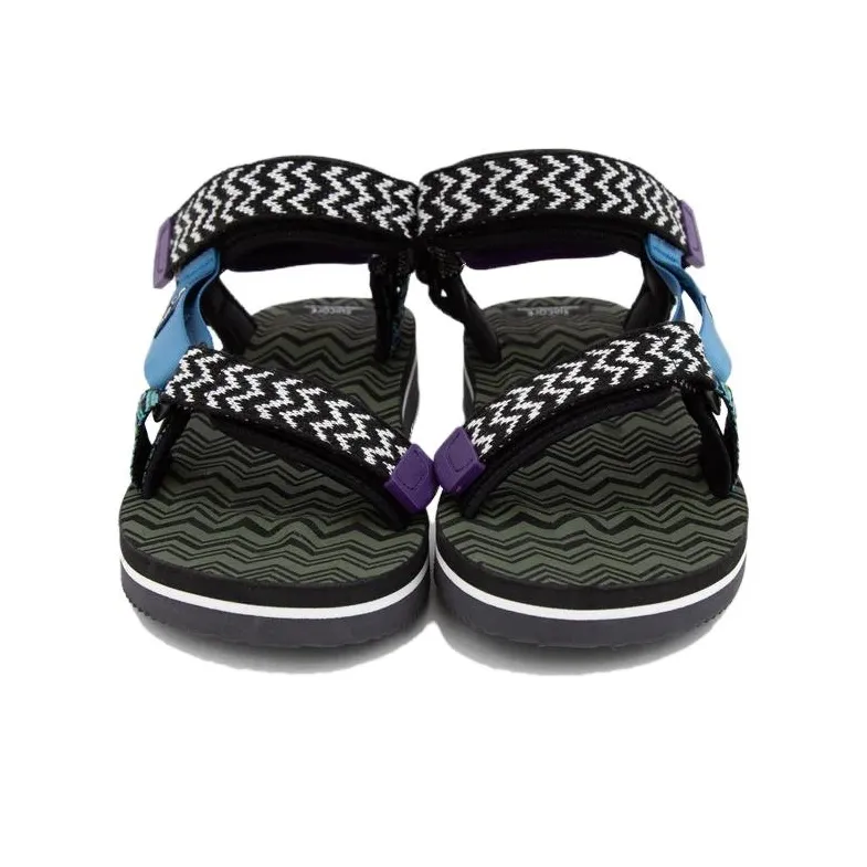 MISSONI x Suicoke Beach Sandals Unisex Black Gray-4