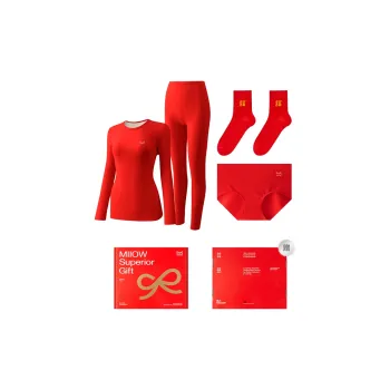 MIIOW Thermal Set Women's Gift Box Set Red