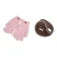 Pink Glove+Coffee Earmuff