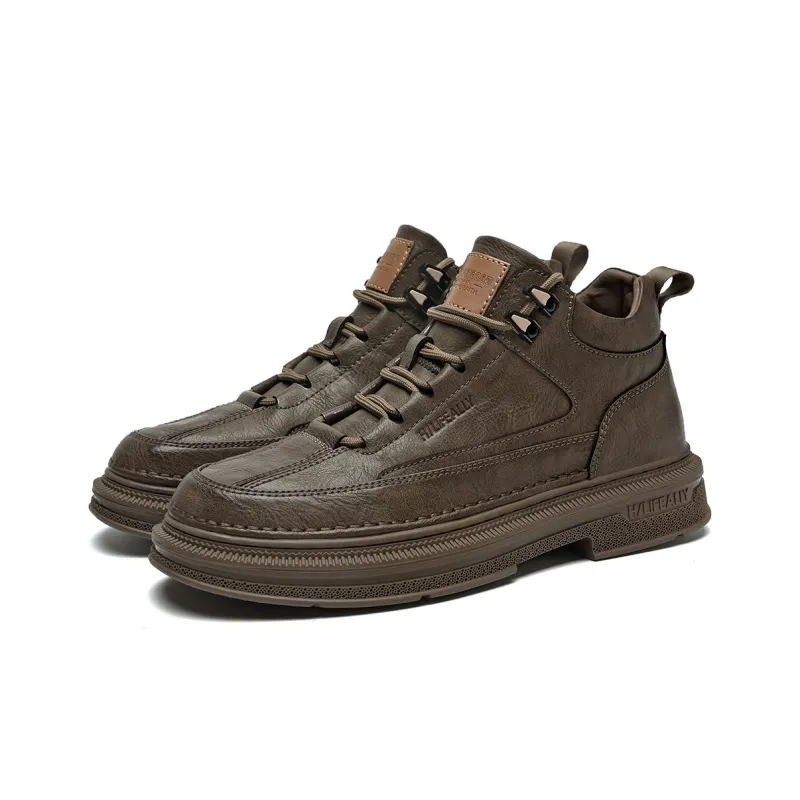 HLA Work Boots Men Low Top Black-7