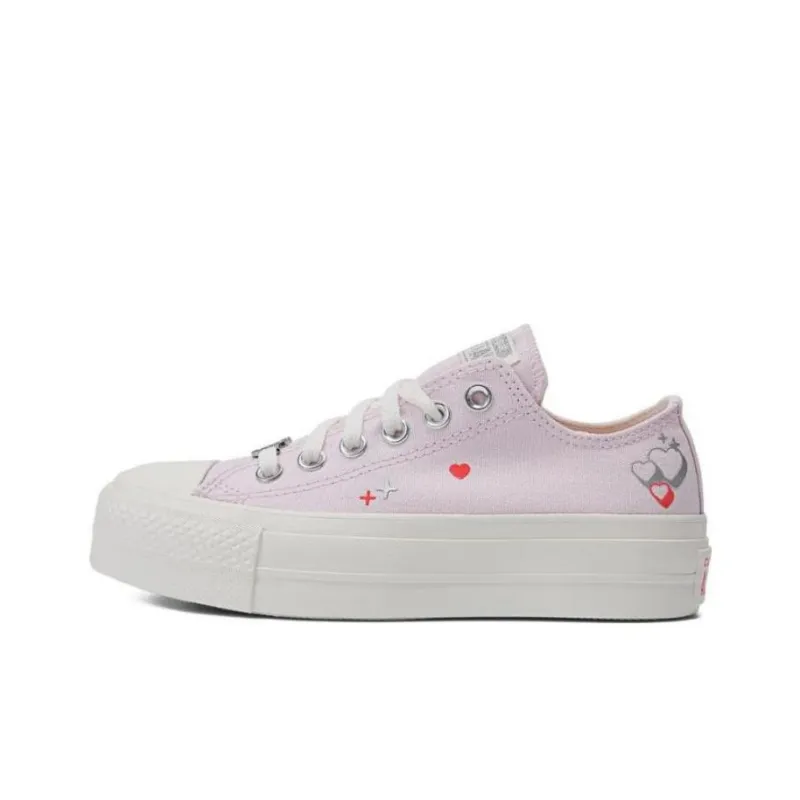 Converse Chuck Taylor All Star Lift Platform Y2K Heart Low Top 'Pale Pink' Women's-0