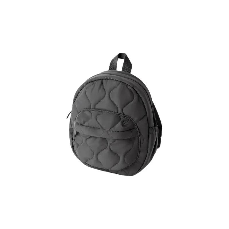 ZARA Polyester Backpack Regular Unisex Gray-1
