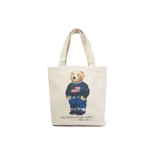 Ralph Lauren Kids Polo Bear-print Cotton Shoulder Bag