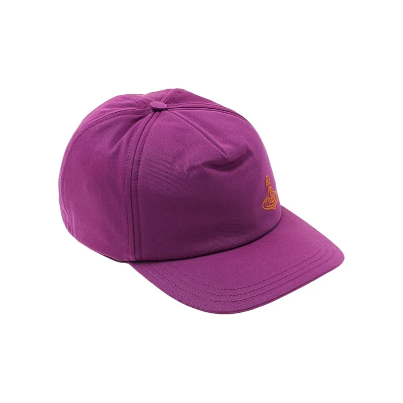 Vivienne Westwood Cotton Baseball Caps Women's Purple-3