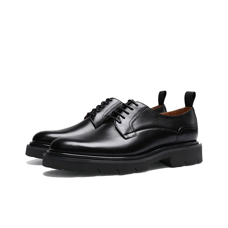IGESHI Men's Casual Shoes Men Low Top Black-3