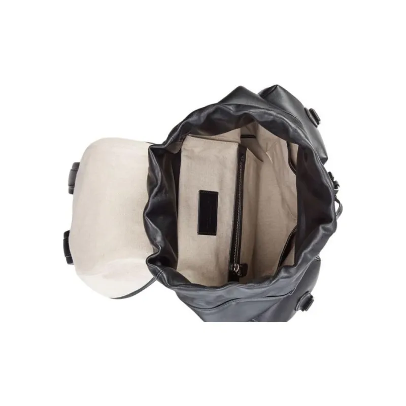 Ralph Lauren Medium Foldover top Leather Backpack-3