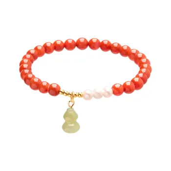 Linguanying Southern Red Agate Fine Jade Bracelets Women's